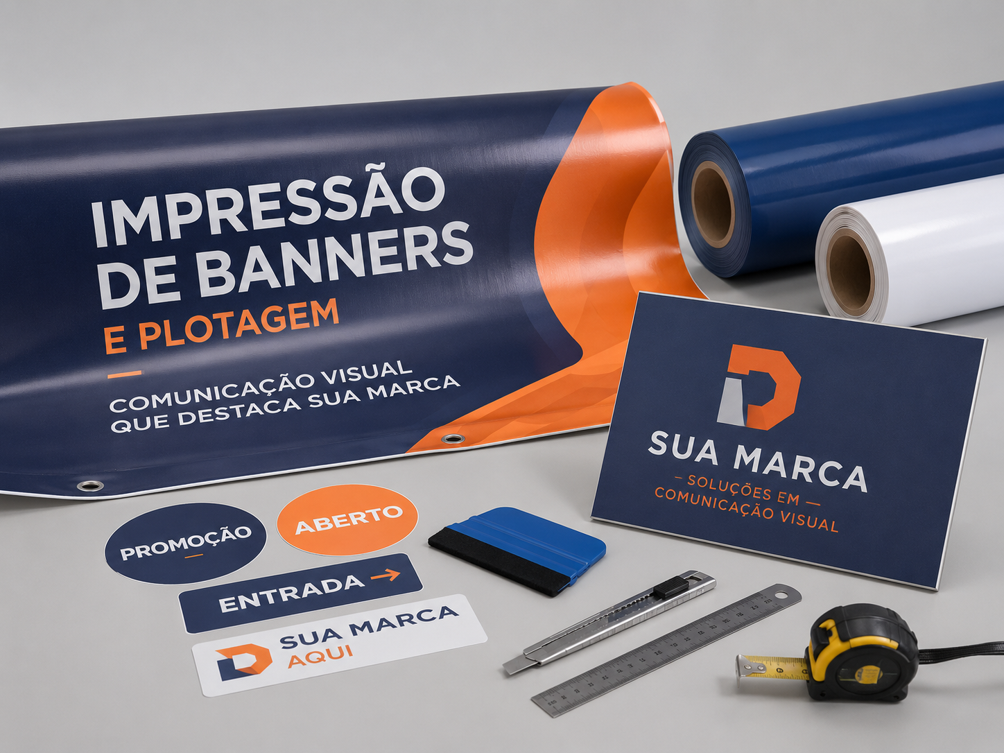 Materiais de banner e plotagem personalizados da InPrint
